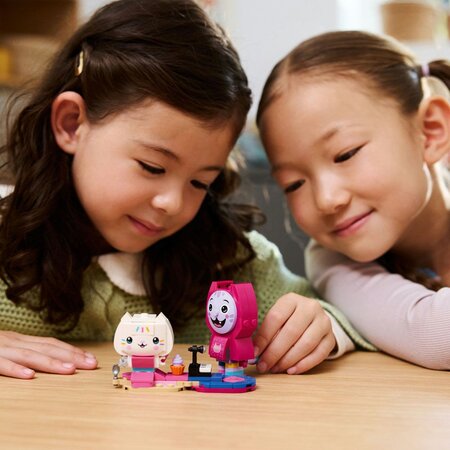 Prietenele pisicute din caramizi ale lui Gabby, 6 ani+, 11215, 324 piese, Lego Gabby`s Dollhouse 753557