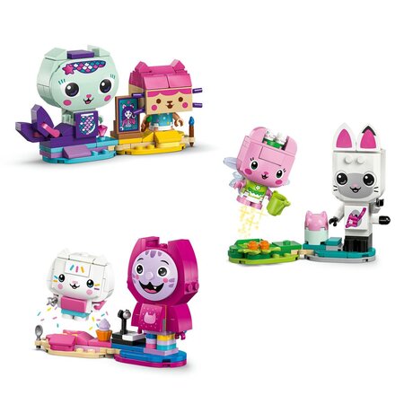 Prietenele pisicute din caramizi ale lui Gabby, 6 ani+, 11215, 324 piese, Lego Gabby`s Dollhouse 753556