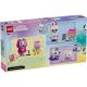 Prietenele pisicute din caramizi ale lui Gabby, 6 ani+, 11215, 324 piese, Lego Gabby`s Dollhouse 753561