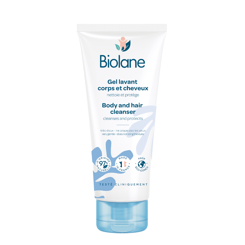 Gel de spalare pentru par si corp, 200 ml, Biolane