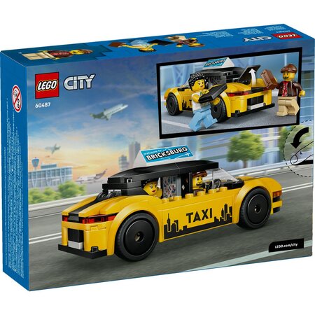 Taxi galben, 5 ani+, 60487, Lego City 753616