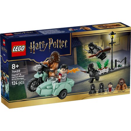 Hagrid si Harry in fuga de pe Aleea Boschetelor, 8 ani+, 76459, 124 piese, Lego Harry Potter 753623