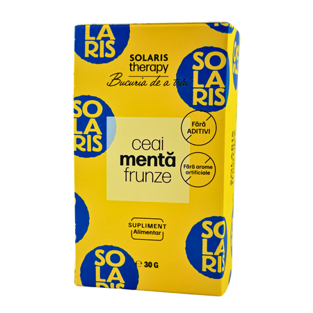 Ceai de menta frunze Therapy, 20 plicuri, Solaris