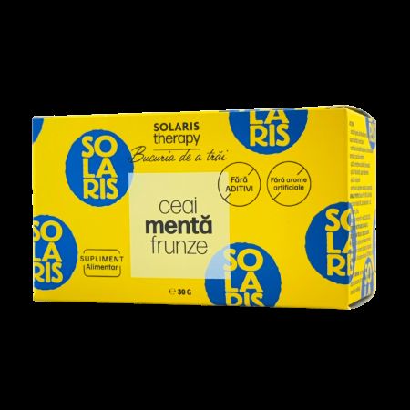 Ceai de menta frunze Therapy, 20 plicuri, Solaris 753689