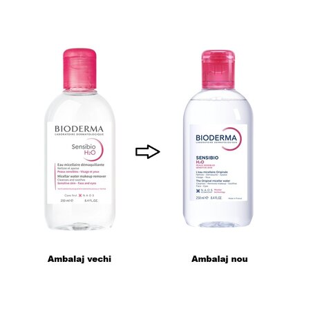 Apa micelara Sensibio H2O, 250 ml, Bioderma 764827