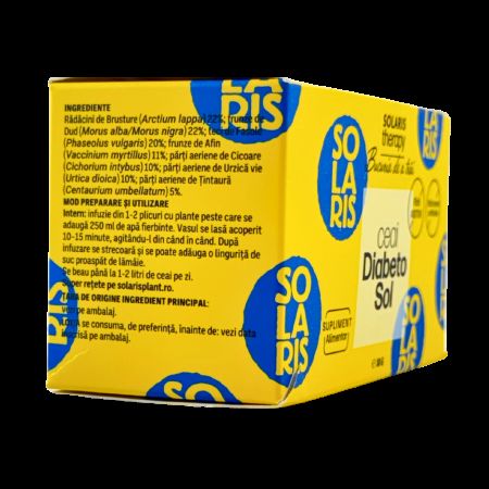 Ceai Diabetosol Therapy, 20 plicuri, Solaris 753812