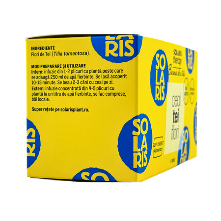 Ceai de tei flori Therapy, 20 plicuri, Solaris 753839