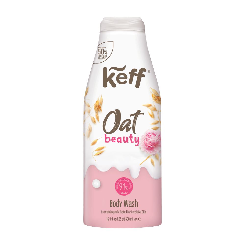 Gel de dus hidratant Oat Beauty, 500 ml, Keff