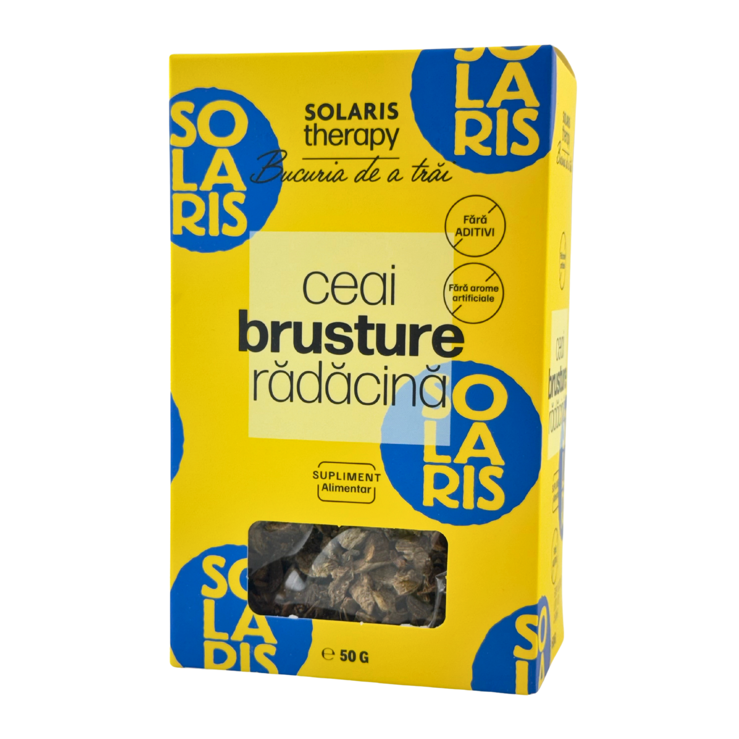 Ceai din radacina de brusture Therapy, 50 g, Solaris