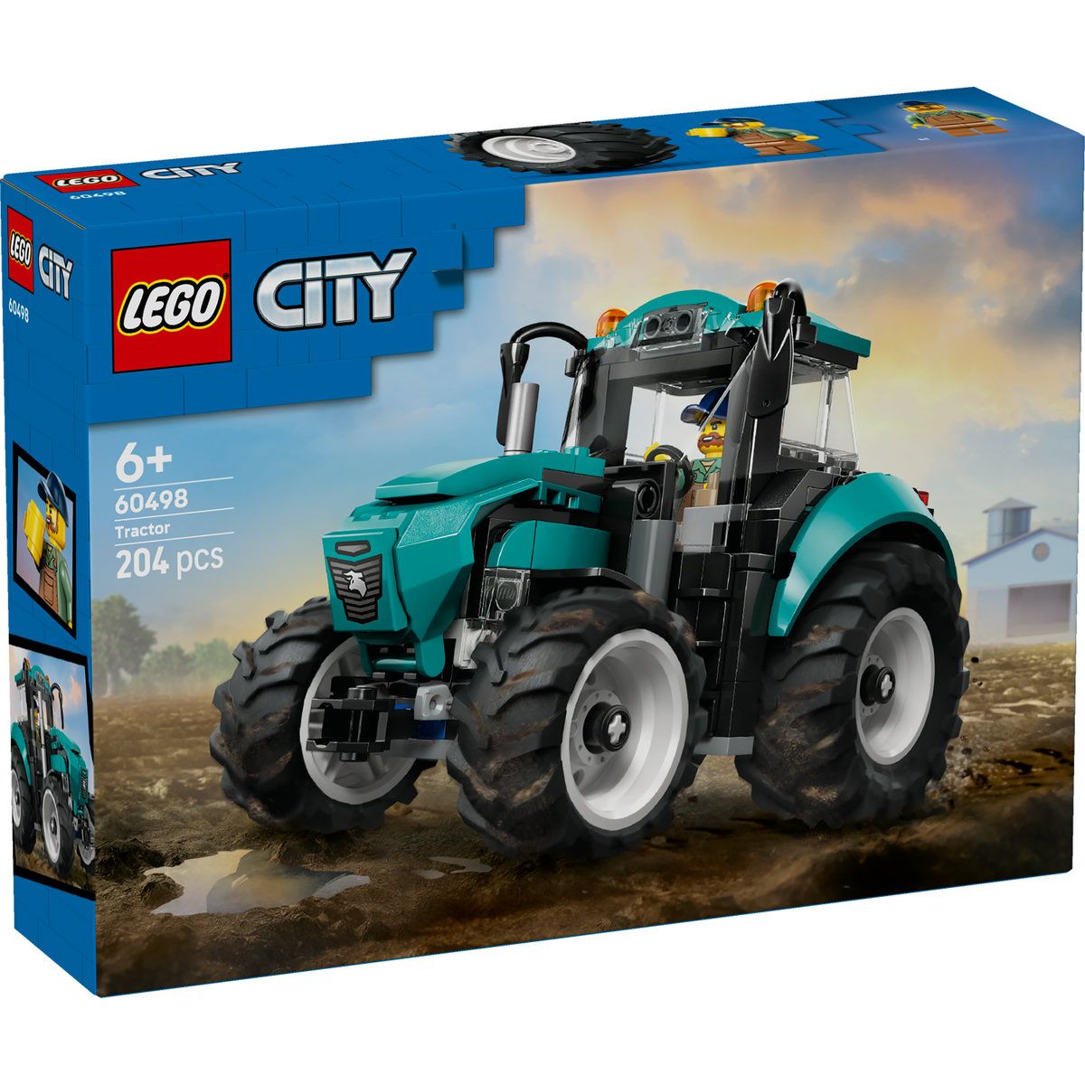 Tractor, 6 ani+, 60498, Lego City