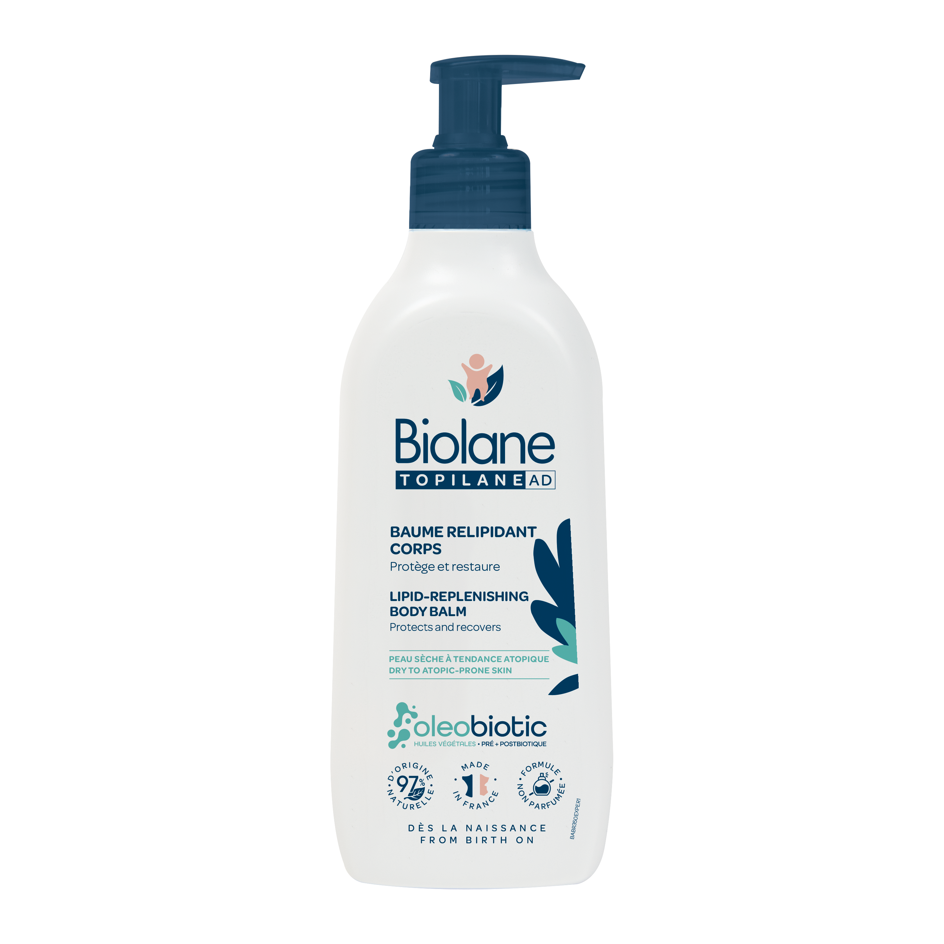 Balsam de corp pentru piele atopica Topilane AD, 350 ml, Biolane