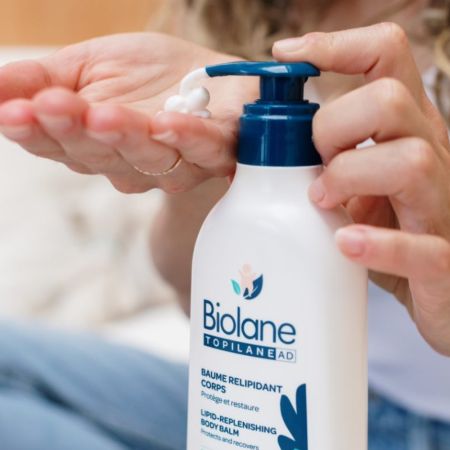 Balsam de corp pentru piele atopica Topilane AD, 350 ml, Biolane 754033