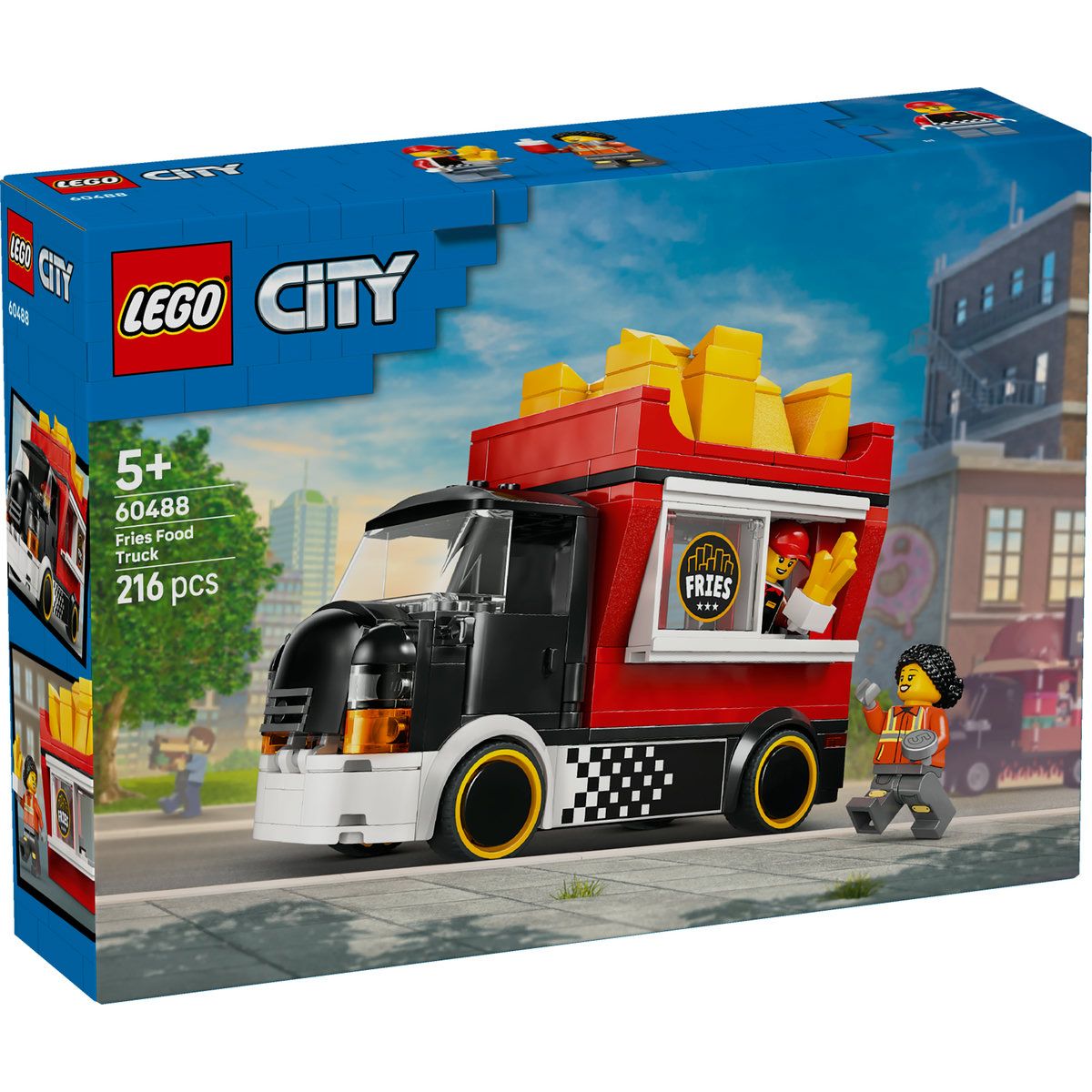 Furgoneta de cartofi prajiti, 5 ani+, 60488, Lego City
