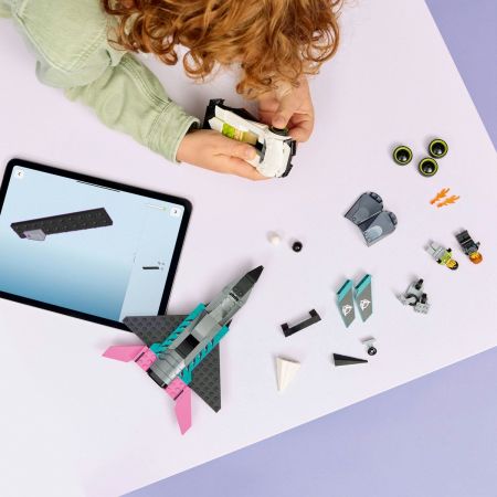Avion cu reactie vs masina, 6 ani+, 60489, Lego City 754064