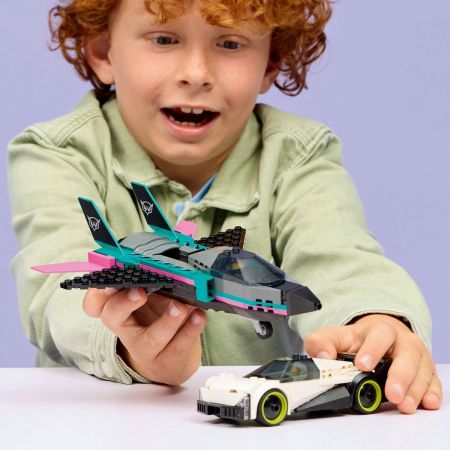 Avion cu reactie vs masina, 6 ani+, 60489, Lego City 754063