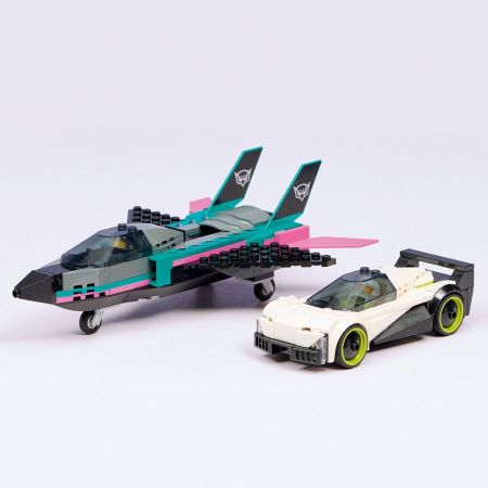 Avion cu reactie vs masina, 6 ani+, 60489, Lego City 754062