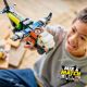 Avion, autospeciala de service si aeroglisor in versiuni adaptate, 7 ani+, 60505, Lego City 754086