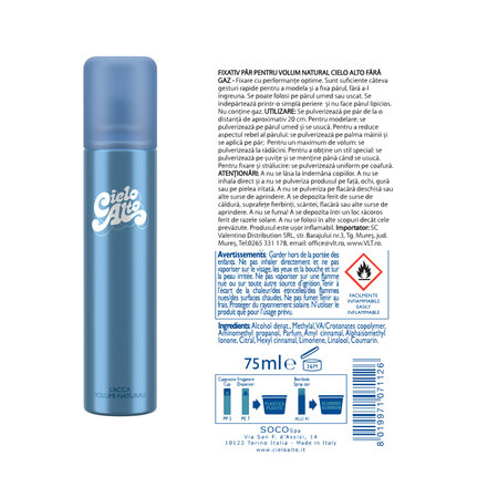 Fixativ de par No Gas Volum, 75 ml, Cielo Alto 754077