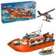 Barca de salvare si elicopter ale Pazei de Coasta, 7 ani+, 60504, Lego City 754143