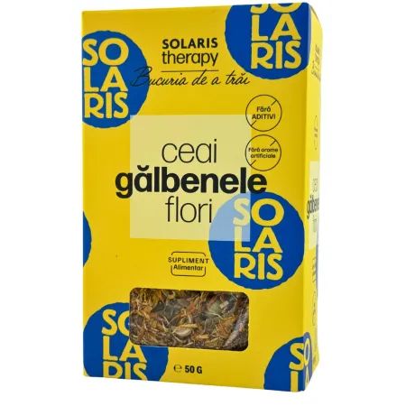 Ceai de galbenele flori Therapy, 50 g, Solaris