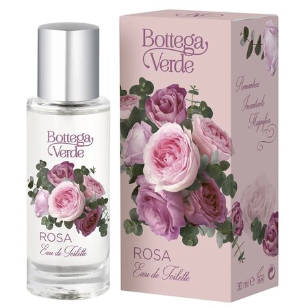 Apa de toaleta cu aroma de trandafir Rosa, 30 ml, Bottega Verde 754198