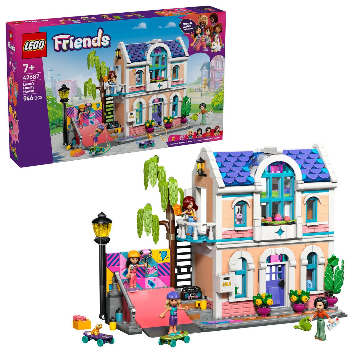 Casa familiei lui Liann, 7 ani+, 42687, 946 piese, Lego Friends