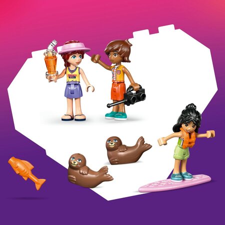 Casa pe plaja cu foci, 7 ani+, 42699, 400 piese, Lego Friends 754274