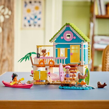 Casa pe plaja cu foci, 7 ani+, 42699, 400 piese, Lego Friends 754270