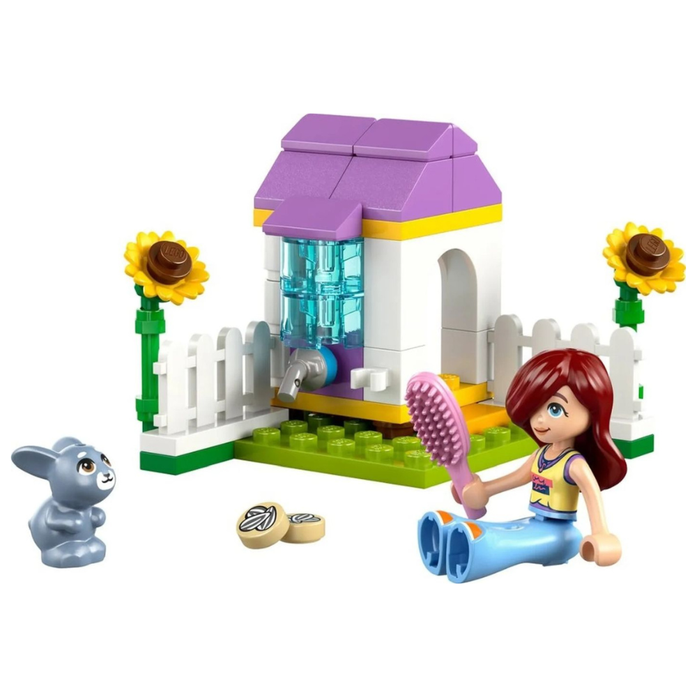 Casuta pentru iepurasi in gradina, 5 ani+, 30722, 46 bucati, Lego Friends