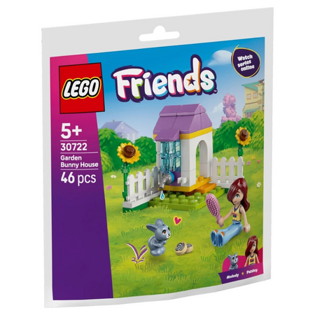 Casuta pentru iepurasi in gradina, 5 ani+, 30722, 46 bucati, Lego Friends 754289