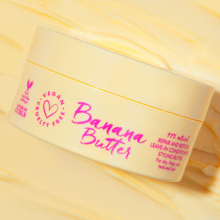 Balsam de par leave-in nutritiv si reparator Banana Butter, 200 ml, Umberto Giannini 754365