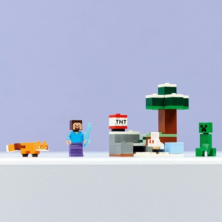 Aventura din Taiga a lui Steve, 6 ani+, 21583, Lego Minecraft 754391