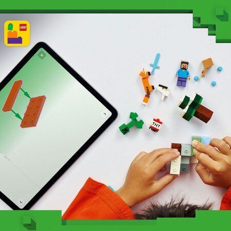 Aventura din Taiga a lui Steve, 6 ani+, 21583, Lego Minecraft 754394