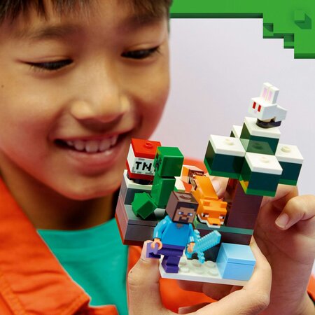 Aventura din Taiga a lui Steve, 6 ani+, 21583, Lego Minecraft 754393