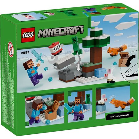 Aventura din Taiga a lui Steve, 6 ani+, 21583, Lego Minecraft 754396