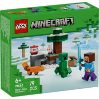 Aventura din Taiga a lui Steve, 6 ani+, 21583, Lego Minecraft