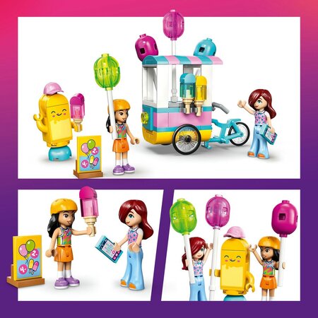 Stand cu inghetata si baloane, 6 ani+, 42692, 107 piese, Lego Friends 754373