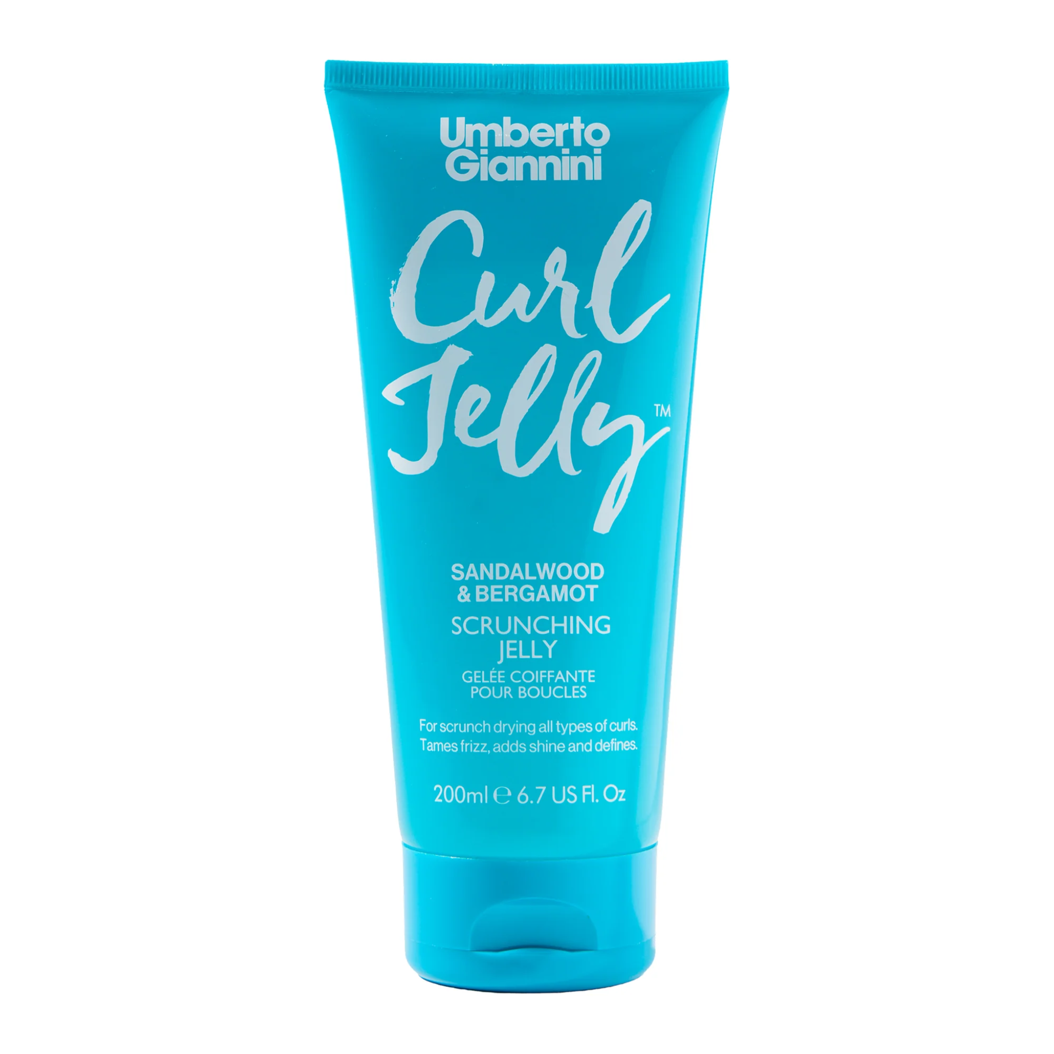 Gel pentru definirea buclelor cu parfum de santal Curl Jelly, 200 ml, Umberto Giannini