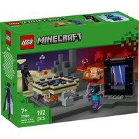 Calatorie prin portalurile Nether si End, 7 ani+, 21584, Lego Minecraft