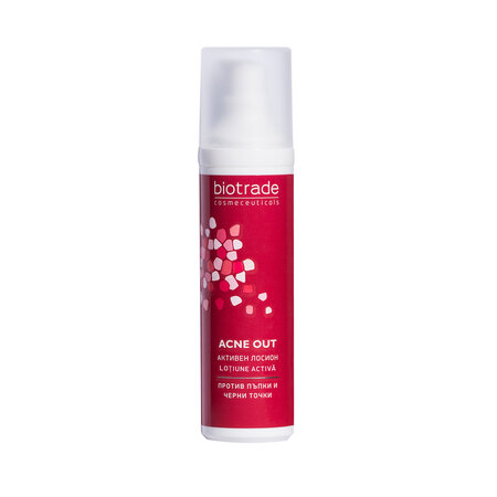 Lotiune activa pentru acnee Acne Out, 60 ml, Biotrade