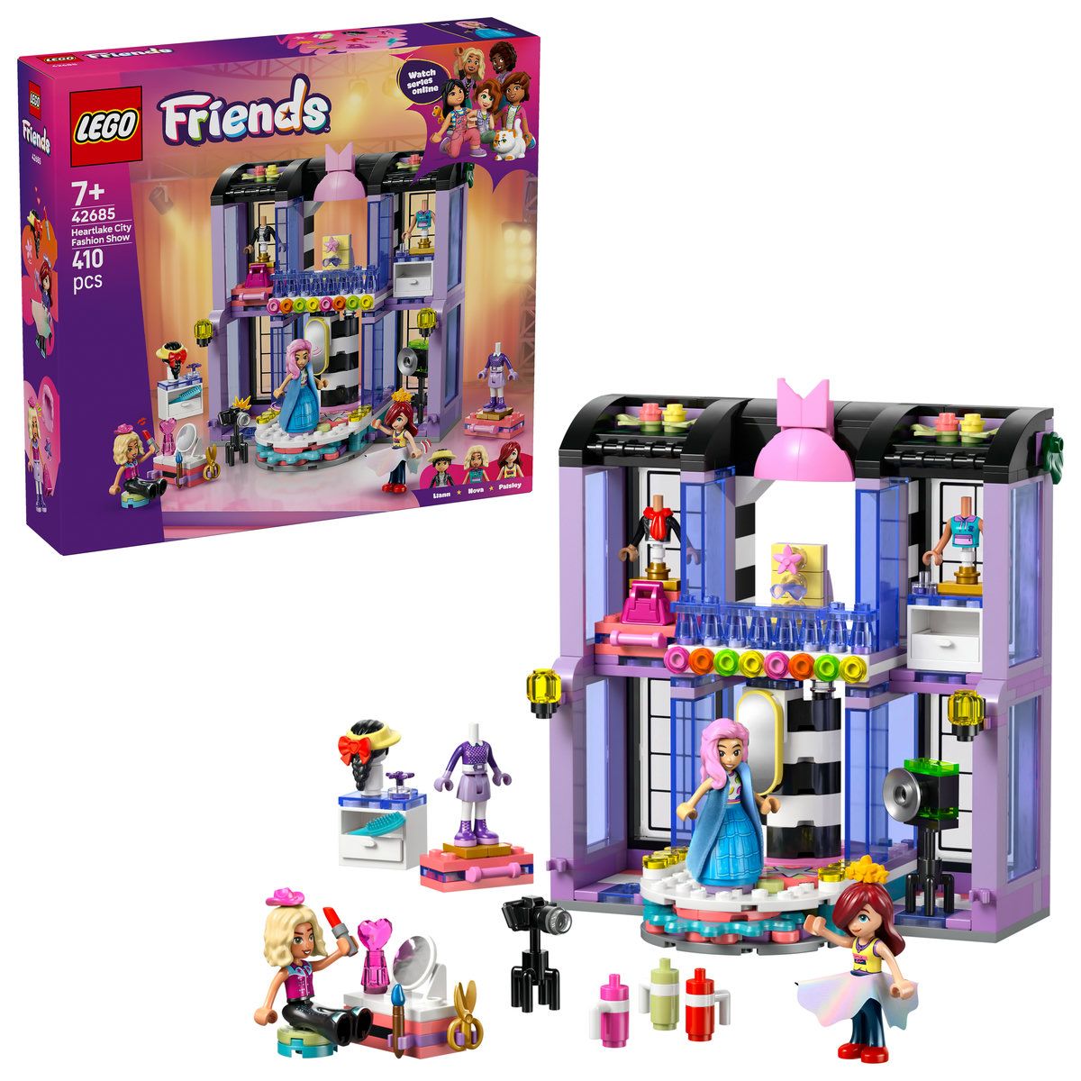 Show de moda in Orasul Heartlake, 7 ani+, 42685, 410 piese, Lego Friends