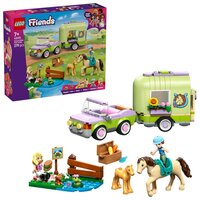 Remorca pentru cal si manz, 7 ani+, 42695, 279 piese, Lego Friends