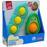 Jucarie Pop It, Avocado si Fasole, 12 luni+, Little Learner