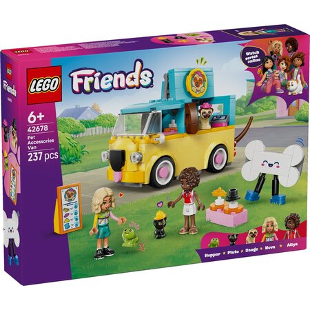 Furgoneta cu accesorii pentru animale de companie, 6 ani+, 42678, 237 piese, Lego Friends 754608