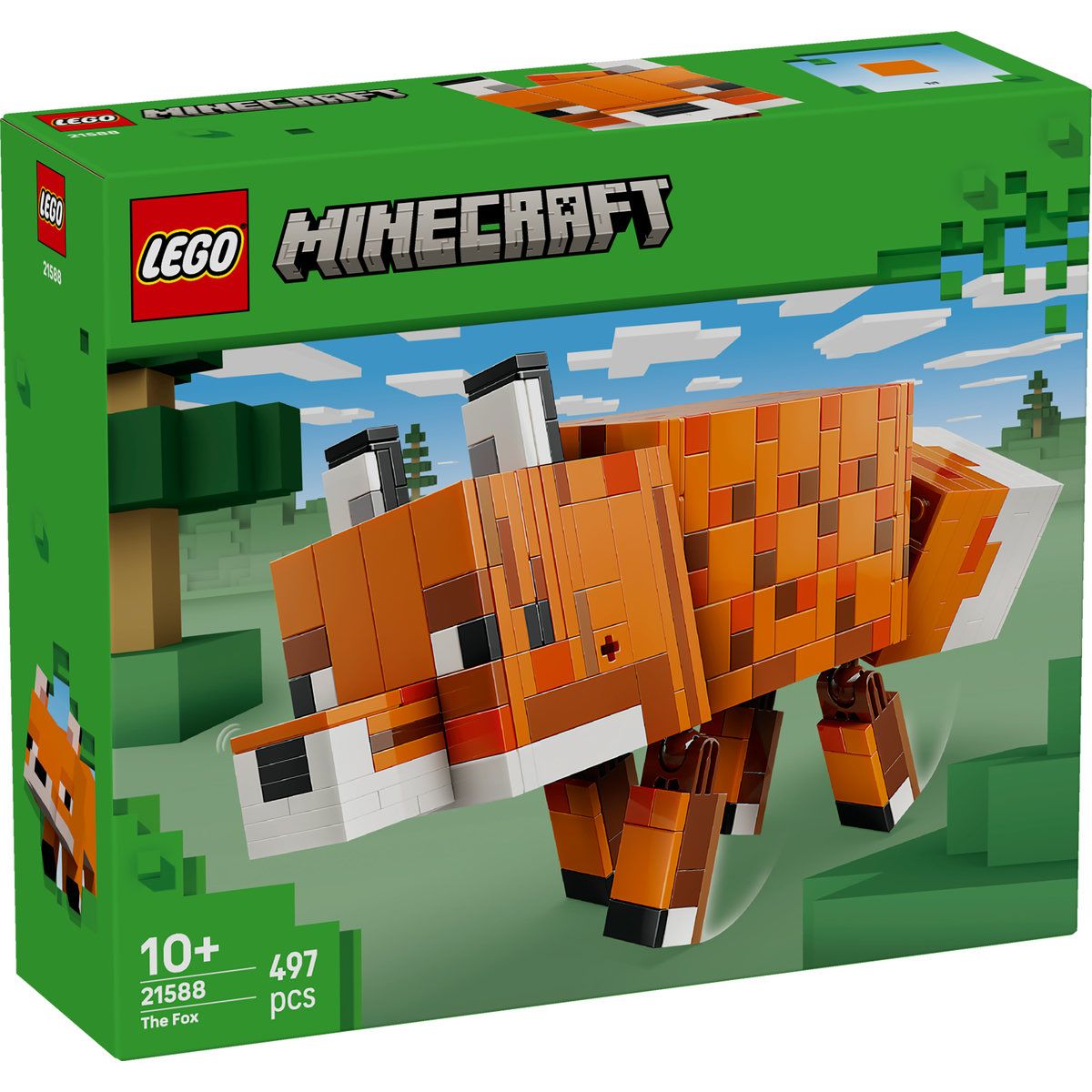 Vulpea, 10 ani+, 21588, Lego Minecraft