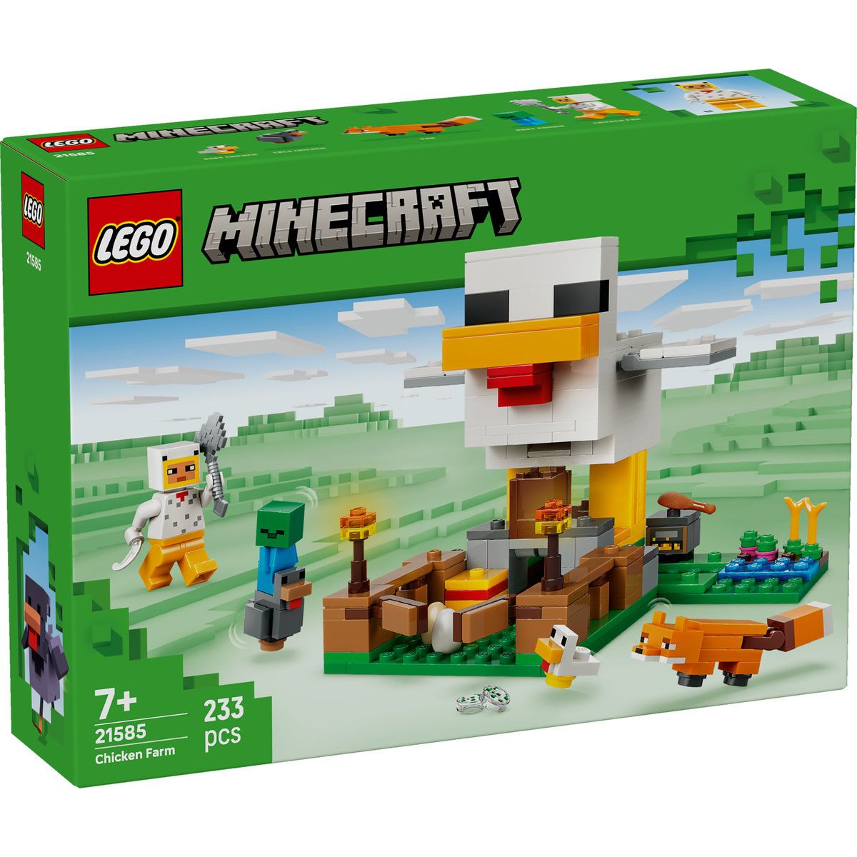 Ferma de pui, 7 ani+, 21585, Lego Minecraft