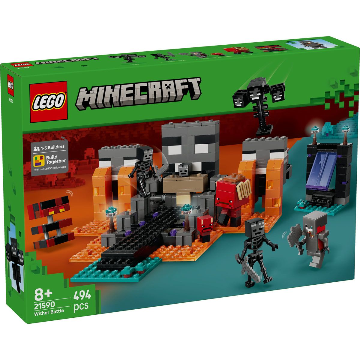 Lupta cu Wither, 8 ani+, 21590, Lego Minecraft