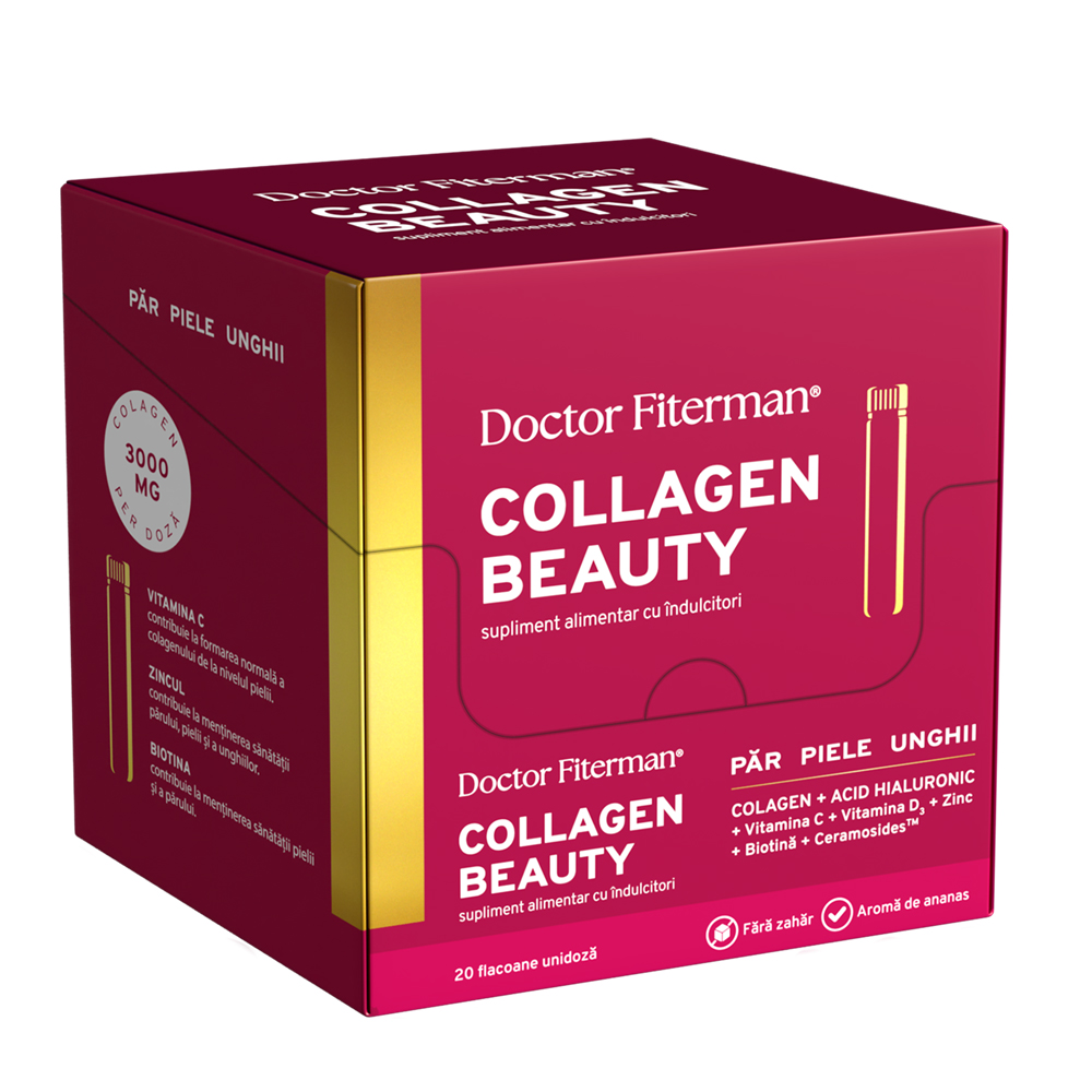 Collagen Beauty, 20 flacoane unidoza x 25 ml, Doctor Fiterman