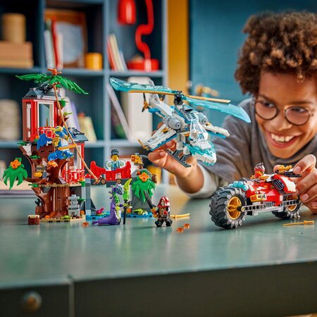Lupta la casa din copac cu vehicule ninja, 7 ani+, 71857, 642 piese, Lego Ninjago 754855