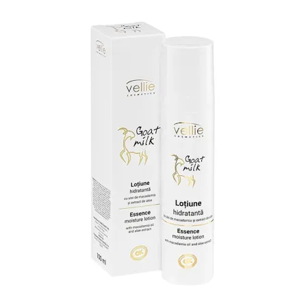Lotiune hidratanta cu esenta din lapte de capra Goat Milk, 100 ml, Vellie